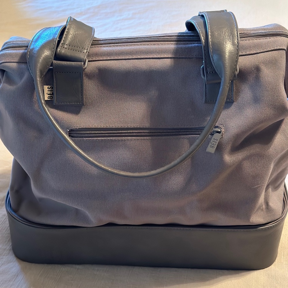 BEIS Mini Weekender in Grey Travel Carryon